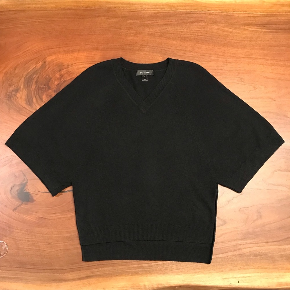 St John Cashmere Sweater | Black | Size: Small